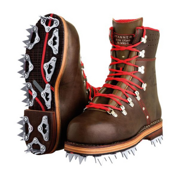 Tirol Juchten Schnittschutzschuh Klasse 1 – inkl. Piz Buin