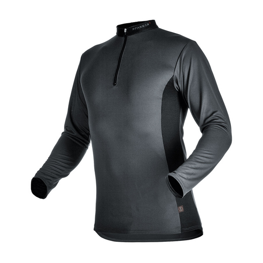 Zipp-Neck Shirt – Langarm