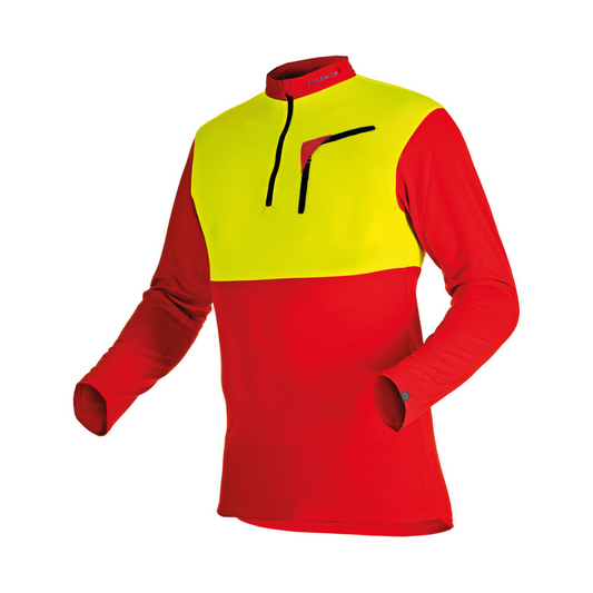Zipp-Neck Shirt – Langarm